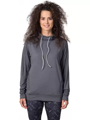 Damen-Sweatshirt HANNAH VERNITA ASPHALT MEL
