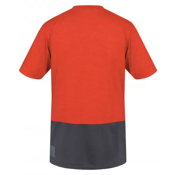  Herren-T-Shirt HANNAH SANVI KIRSCHTOMATE MEL/ASPHALT 