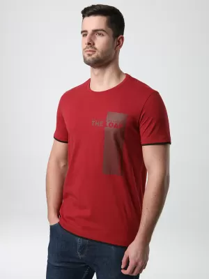 Herren-T-Shirt LOAP BORNEO ROT