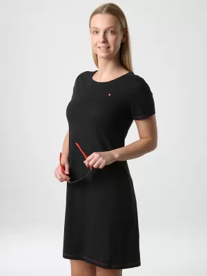 Kleid LOAP BULMA SCHWARZ/ROSA