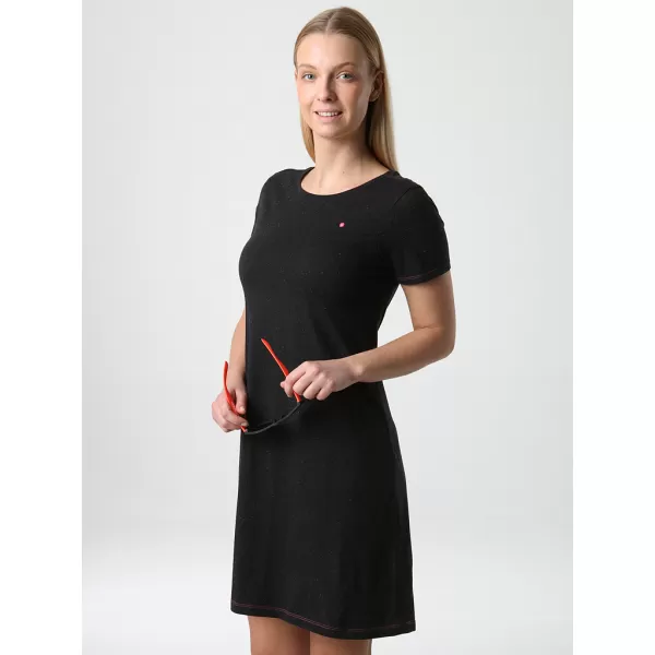  Kleid LOAP BULMA SCHWARZ/ROSA 