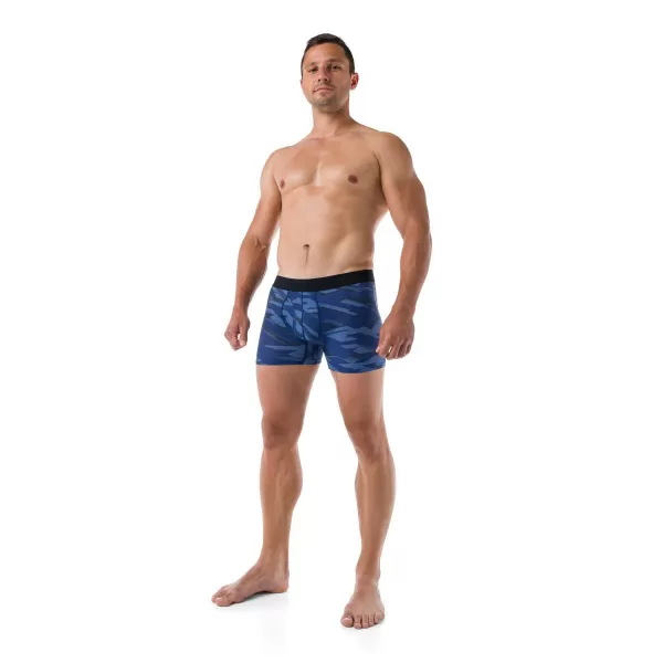  Herren-Boxershorts im 2er-Pack KILPI 2P NETT-M RM0214KI DUNKELBLAU/SCHWARZ 