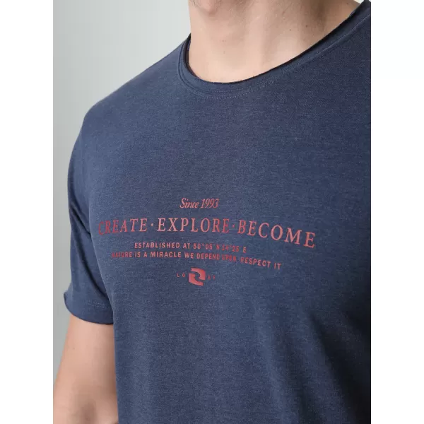  Herren-T-Shirt LOAP BEKRAN BLAU 