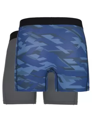 Herren-Boxershorts im 2er-Pack KILPI 2P NETT-M RM0214KI DUNKELGRAU