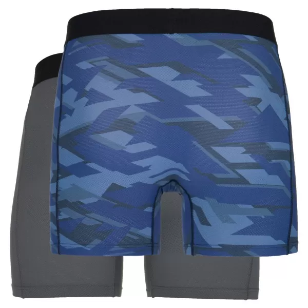  Herren-Boxershorts im 2er-Pack KILPI 2P NETT-M RM0214KI DUNKELGRAU 