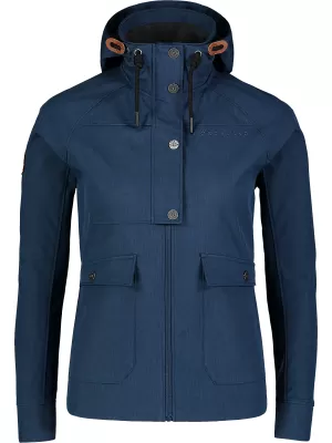 Softshelljacke für Damen NORDBLANC LIGHT-HEARTED NBSSL7611 DUNKELBLAU