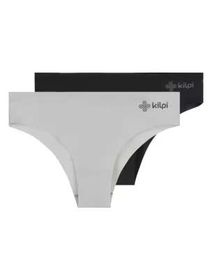 Damenhöschen im 2er-Pack KILPI 2P NELIA-W RL0222KI HELLGRAU/SCHWARZ
