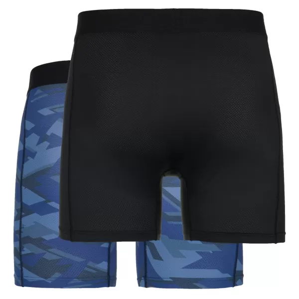  Herren-Boxershorts im 2er-Pack KILPI 2P NETT-M RM0214KI DUNKELBLAU/SCHWARZ 