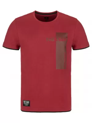 Herren-T-Shirt LOAP BORNEO ROT
