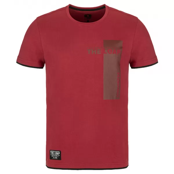  Herren-T-Shirt LOAP BORNEO ROT 