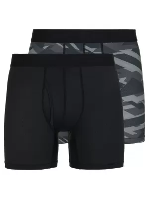 Herren-Boxershorts im 2er-Pack KILPI 2P NETT-M RM0214KI SCHWARZ/GRAU