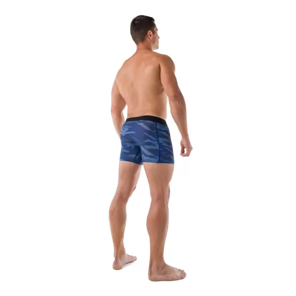  Herren-Boxershorts im 2er-Pack KILPI 2P NETT-M RM0214KI DUNKELBLAU/SCHWARZ 