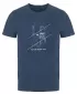 Herren-T-Shirt LOAP BEERT BLAU