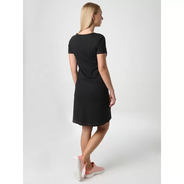  Kleid LOAP BULMA SCHWARZ/ROSA 