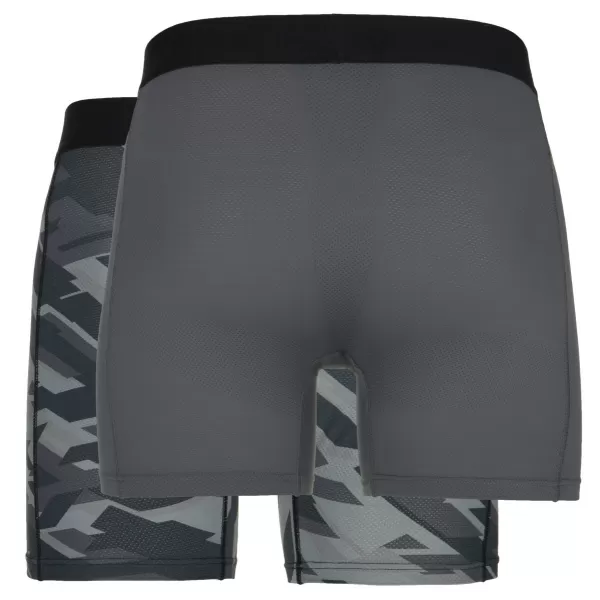  Herren-Boxershorts im 2er-Pack KILPI 2P NETT-M RM0214KI DUNKELGRAU/KHAKI 