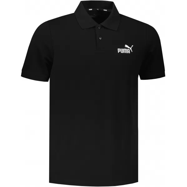  Herren-T-Shirt mit Kragen PUMA ESS PIQUE POLO 586674-01 SCHWARZ 