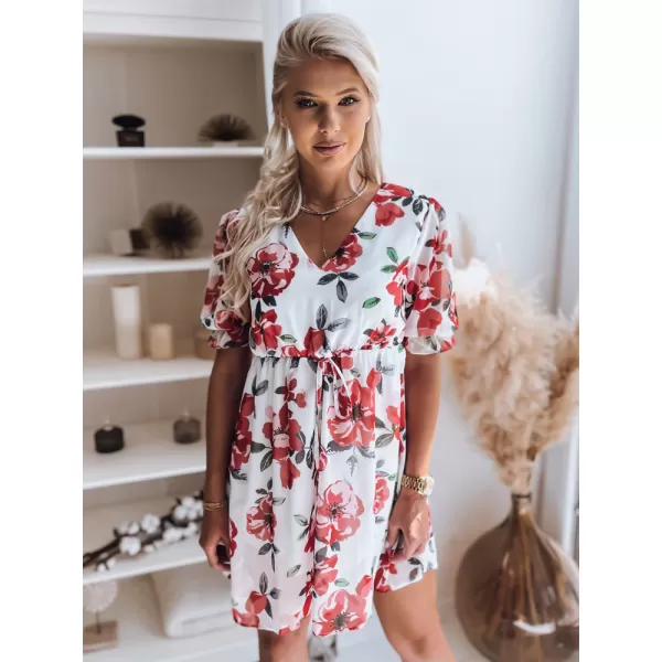  Kleid DSTREET CLAIRE II EY1866z WEIß -RED 