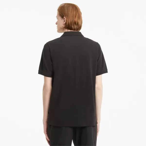  Herren-T-Shirt mit Kragen PUMA ESS PIQUE POLO 586674-01 SCHWARZ 