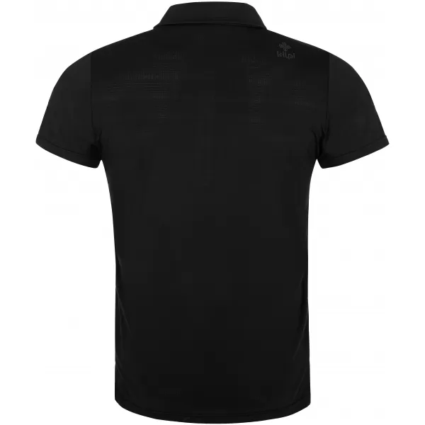  Herren-T-Shirt mit Kragen KILPI GIVRY-M RM0304KI SCHWARZ 