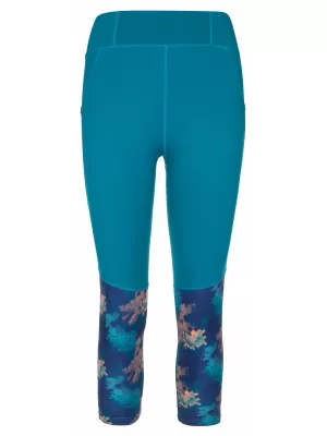 3/4-Leggings für Damen KILPI SOLAS-W RL0213KI TÜRKIS