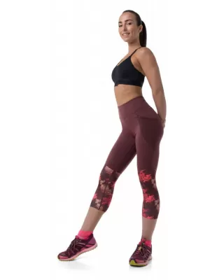 3/4-Leggings für Damen KILPI SOLAS-W RL0213KI DUNKELROT