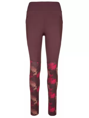 Leggings für Damen KILPI LIGANO-W RL0212KI DUNKELROT