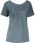 Damen-T-Shirt PUMA TRAIN FAVORITE JERSEY CAT TEE 520260-42 GRAU