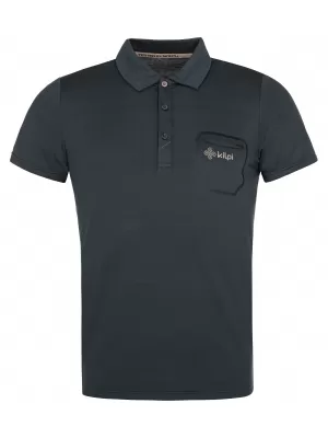 Herren-T-Shirt mit Kragen KILPI GIVRY-M RM0304KI GRAU