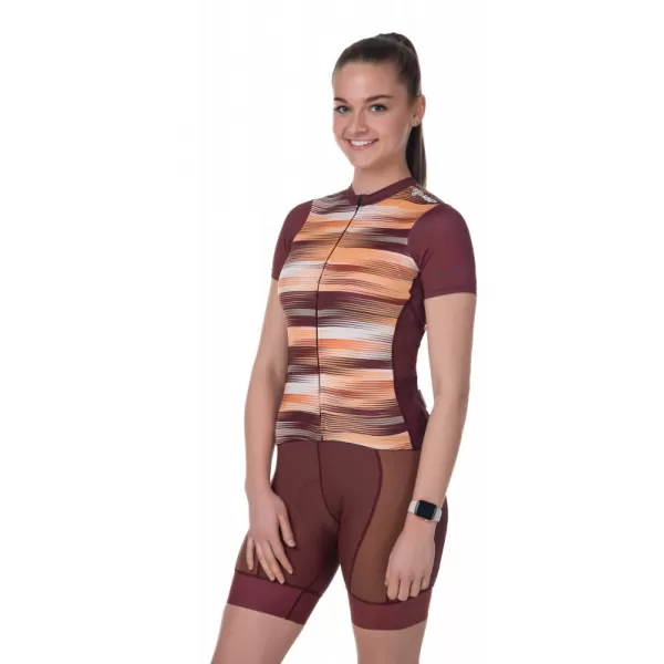  Damen-Radtrikot KILPI MOATE-W RL0325KI DUNKELROT 