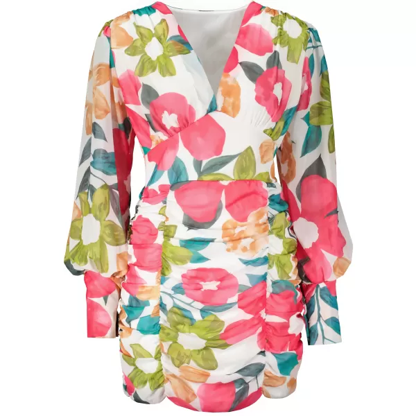  Kleid DSTREET EY2080Z WEIß/ROSA 