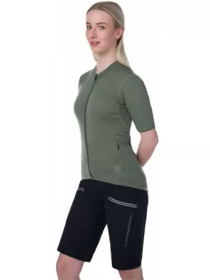 Damen-Radtrikot KILPI MEARIL-W RL0324KI KHAKI