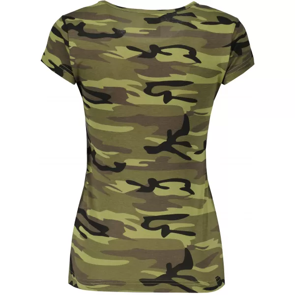  Damen-T-Shirt ALTISPORT ALW002C122 TARNGRÜN/WEIß 
