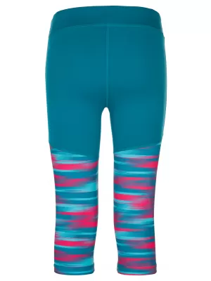 3/4-Leggings für Mädchen KILPI DARLEY-JG RJ0524KI TÜRKIS