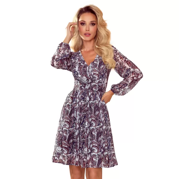  Kleid NUMOCO 357-1 BLAU/BEIGE 