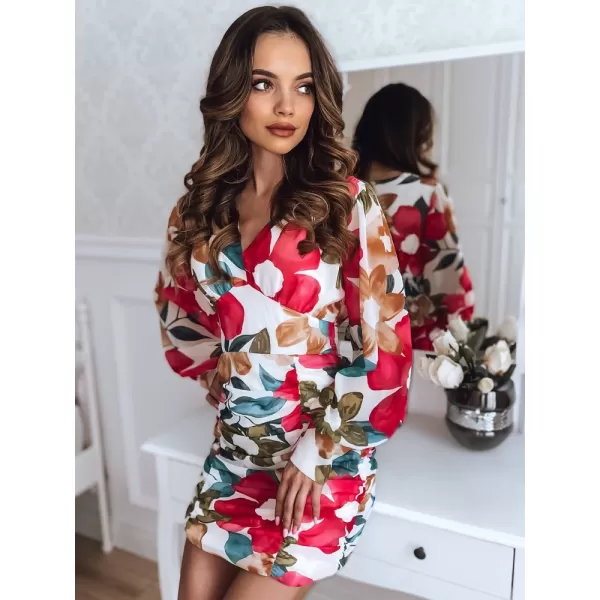  Kleid DSTREET EY2080Z WEIß/ROSA 