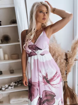 Kleid DSTREET CHANTELE EY1820z WEIß -PINK