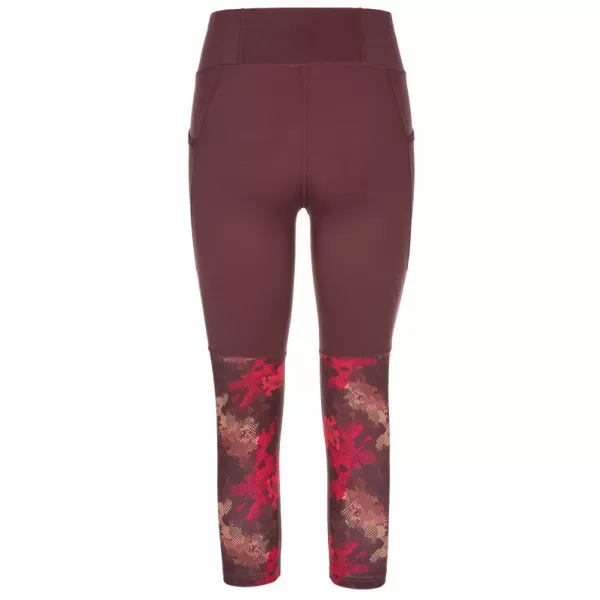  3/4-Leggings für Damen KILPI SOLAS-W RL0213KI DUNKELROT 