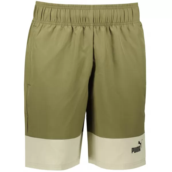  Herrenshorts PUMA POWER COLORBLOCK WOVEN SHORTS 9 848819-32 GRÜN 