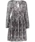Kleid NUMOCO 357-1 BLAU/BEIGE