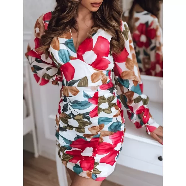  Kleid DSTREET EY2080Z WEIß/ROSA 