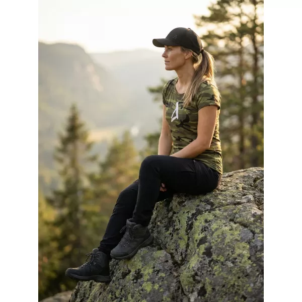  Damen-T-Shirt ALTISPORT ALW002C122 TARNGRÜN/WEIß 