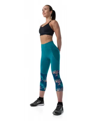 3/4-Leggings für Damen KILPI SOLAS-W RL0213KI TÜRKIS