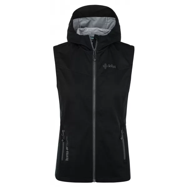  Softshellweste für Damen KILPI MONILEA-W RL0107KI SCHWARZ 