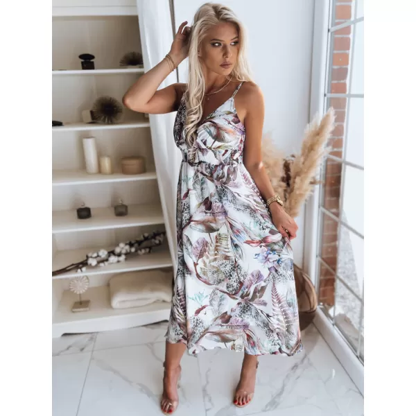  Kleid DSTREET CHANTELE EY1818z WEIß -BROWN 