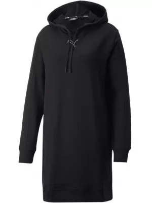 Damen-Sweatshirt PUMA HER HOODED DRESS 670817-01 SCHWARZ