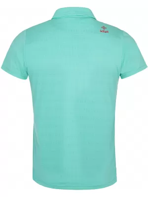 Herren-T-Shirt mit Kragen KILPI GIVRY-M RM0304KI TÜRKIS
