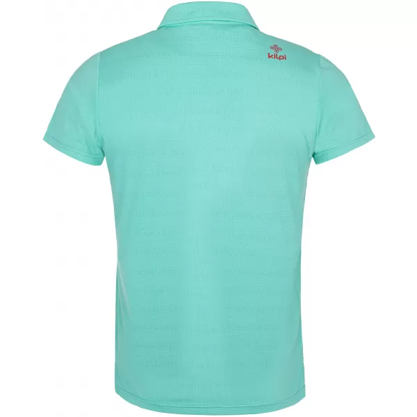  Herren-T-Shirt mit Kragen KILPI GIVRY-M RM0304KI TÜRKIS 