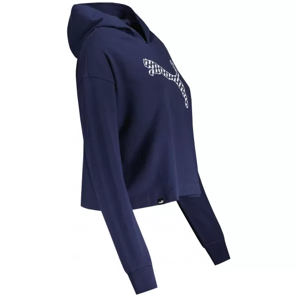  Damen-Sweatshirt PUMA POWER SUMMER GRAPHIC HOODIE TR 848402-06 BLAU 