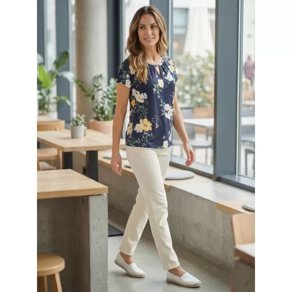  Damen-T-Shirt KIXMI ORNELLA DUNKELBLAU 