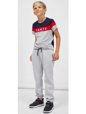 Jogginghose für Kinder SAM 73 RIARDIN KK 507 HELLGRAU